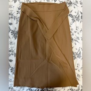 Tan Pencil skirt